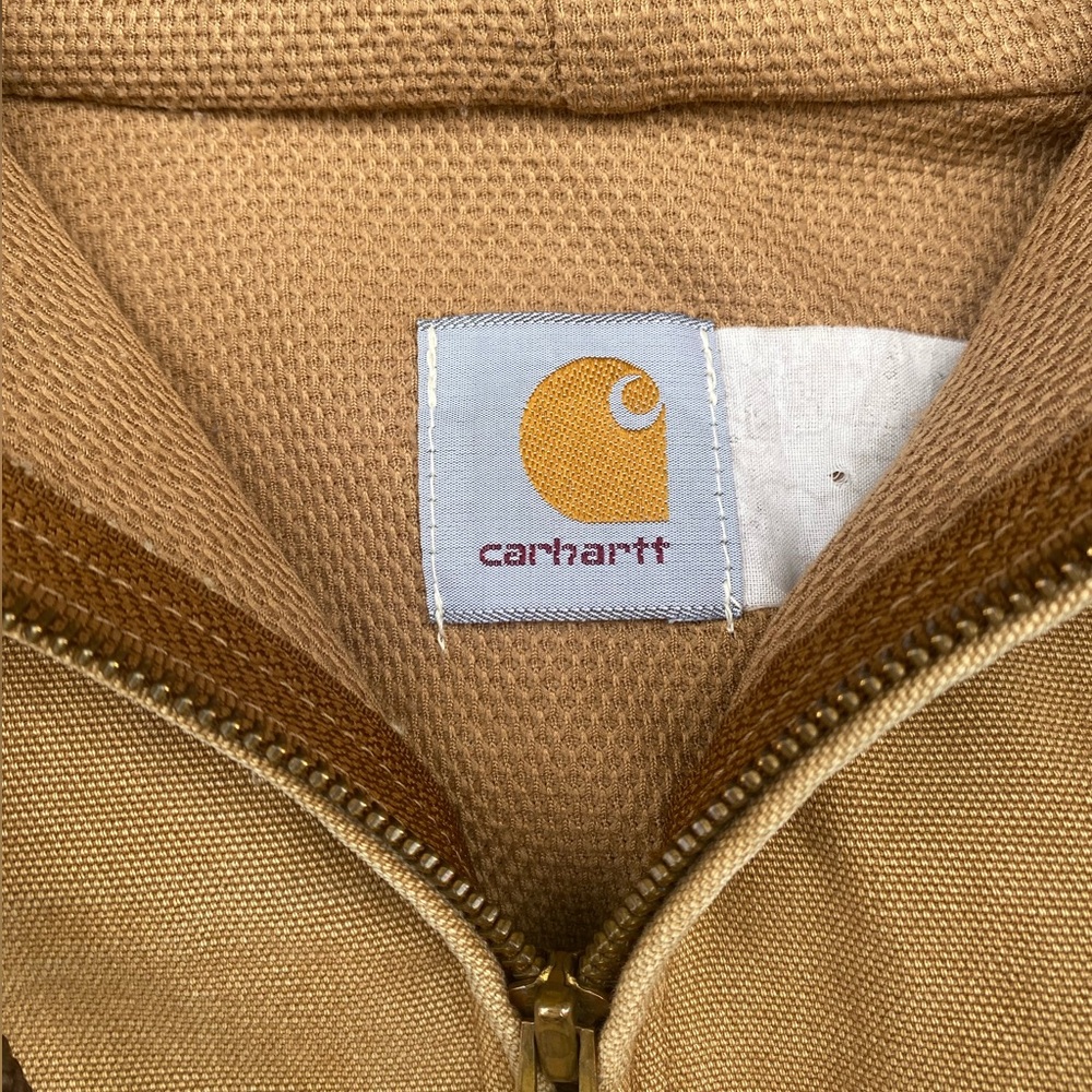 Carhartt Vintage Men's Brown Hooded Workwear Jacket - Picture 3 of 5